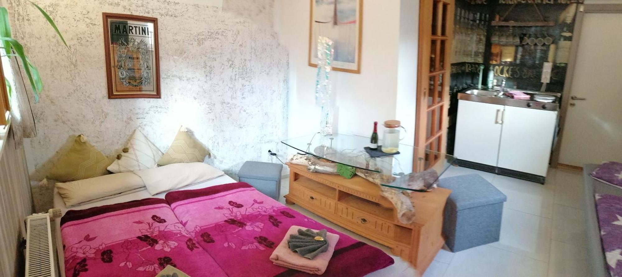 Kleines Studio Im Eichenwaeldchen, 1 Zimmer Kueche Bad Friedrichsgrun Eksteriør bilde